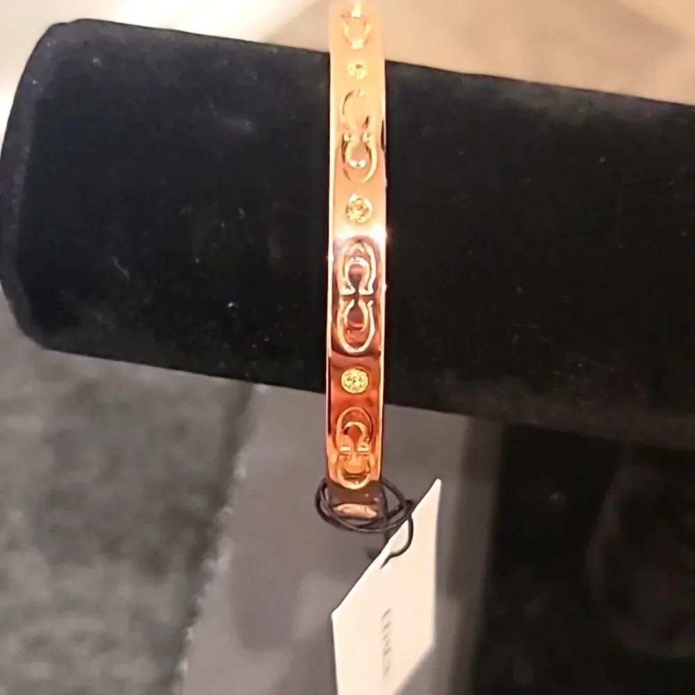 Coach Logo C Hinged Bangle Bracelet‎ - Picture 5 of 10